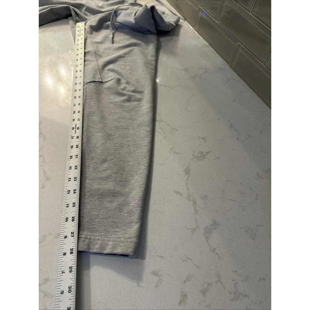Lululemon City Sweat Pant Slim Stretch French Terry Slim Tapered Fit Size S Gray